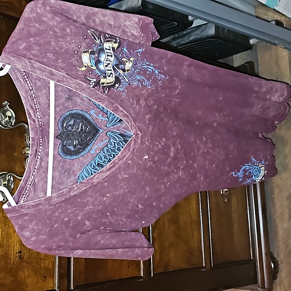 Women's Sinful reversible top size xl